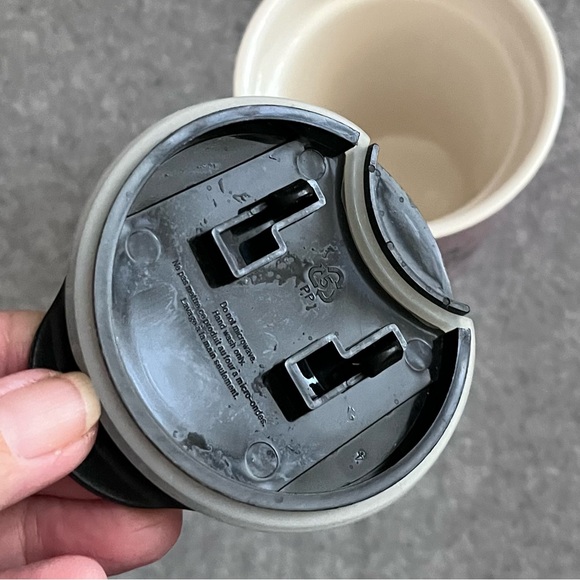 Clay Art Travel Tumbler Mug Like A Boss Pink White 9 Oz Latte Ceramic with Lid - Picture 11 of 13